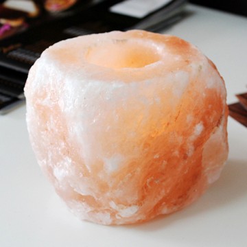 Soportes vela sal Himalaya natural. 700 - 1000 gr.