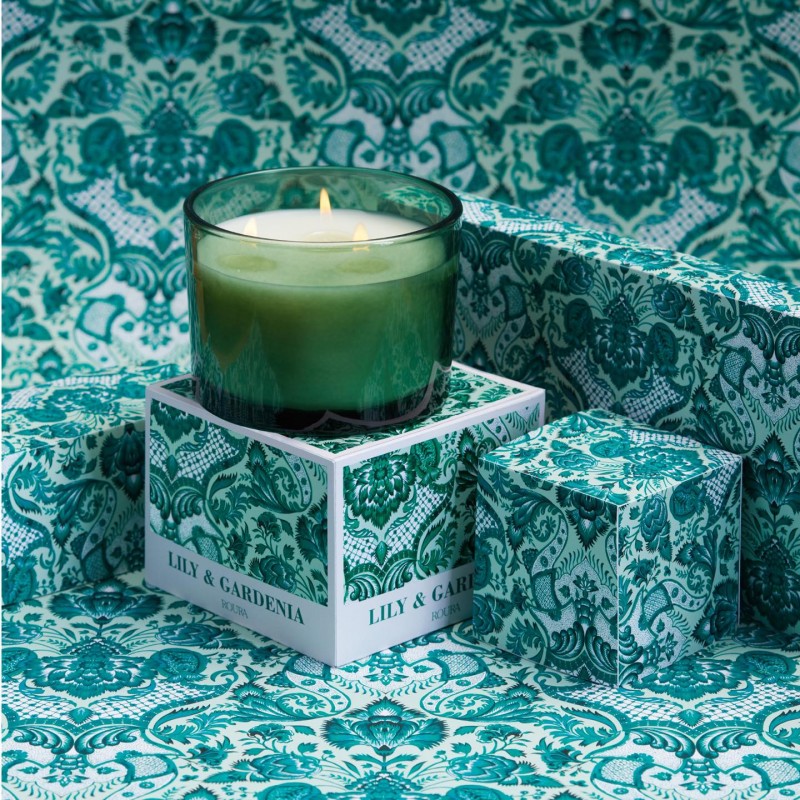 Vela aromaterapia Lirio y Gardenia