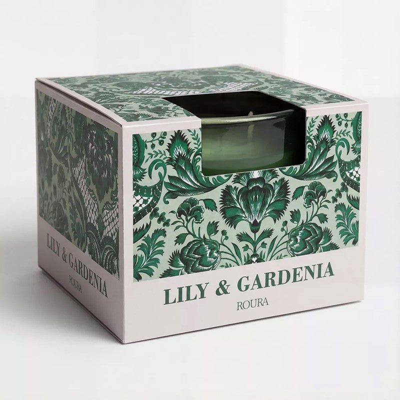 Vela aromaterapia Lirio y Gardenia