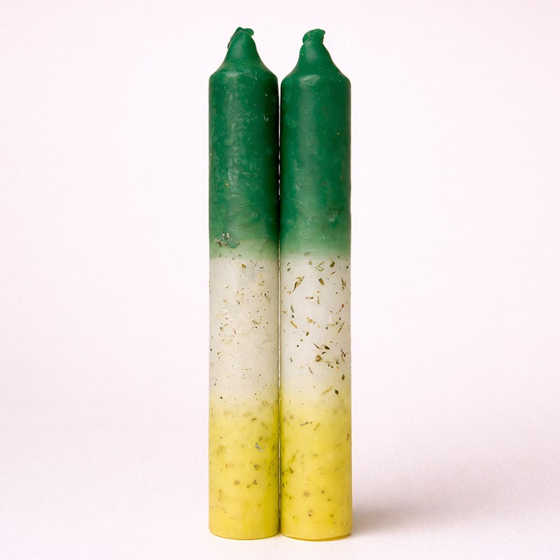 Ruda, sal y azufre - 1 uds vela ritual ceremonial